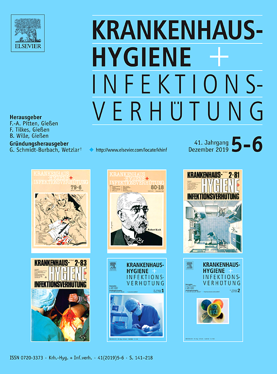 Go to journal home page - Krankenhaus-Hygiene + Infektionsverhütung